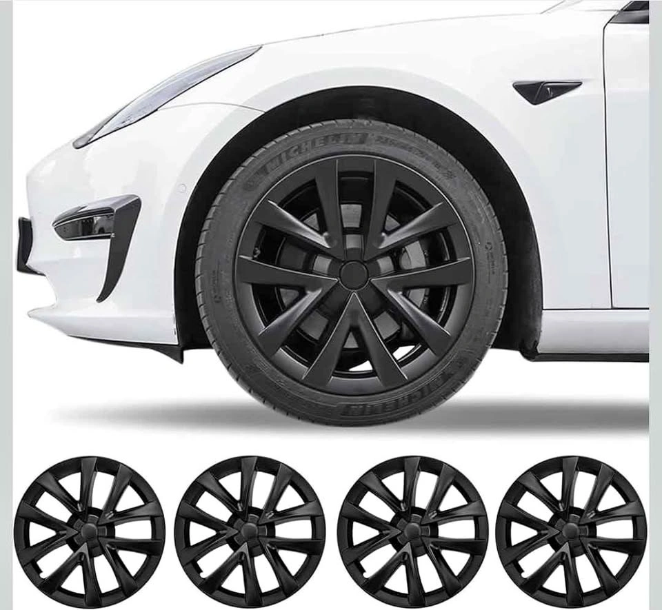 Klutchtech 18 Inch Aero Wheel Covers for Tesla Model 3