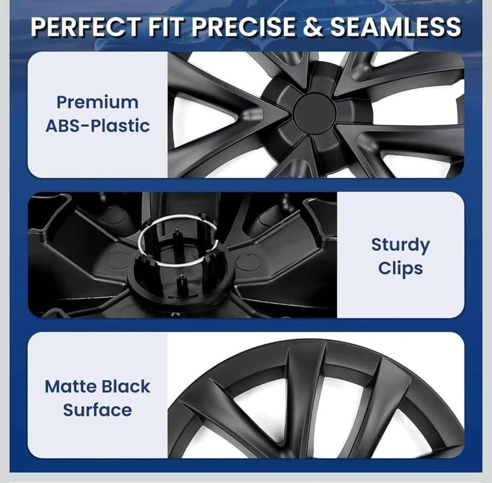 Klutchtech 18 Inch Aero Wheel Covers for Tesla Model 3 - photo 5