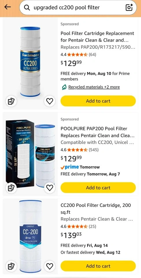 CC200 Pool Filter Cartridge - photo 2