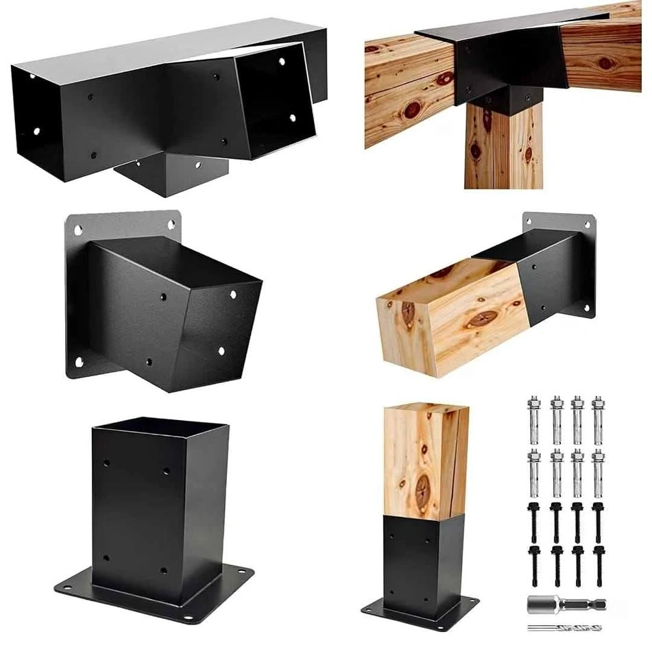 Qrooviiy 30° 4-Way Pergola Bracket Kit