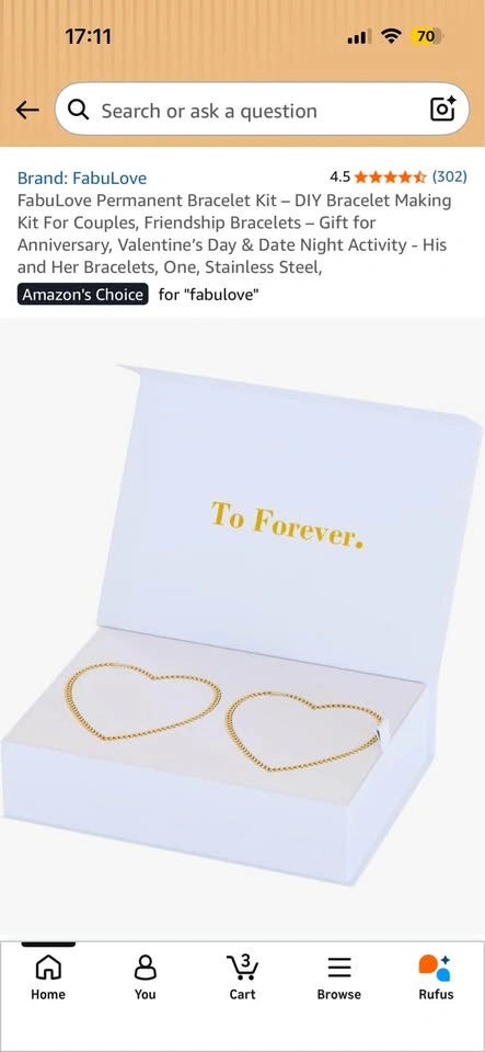 New FabuLove Permanent double Bracelet Kit - photo 5