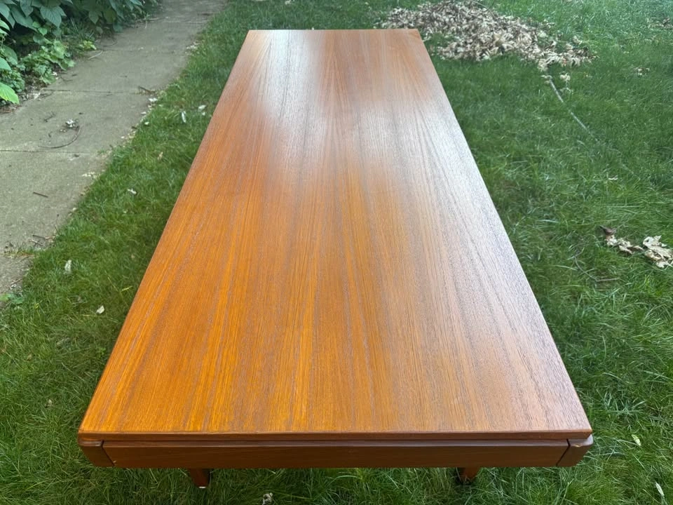 Danish Mid-Century Modern Teak Coffee Table by Brdr. Furbo - photo 4