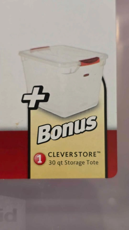 Rubbermaid Cleverstore 30 qt Storage Tote - photo 3
