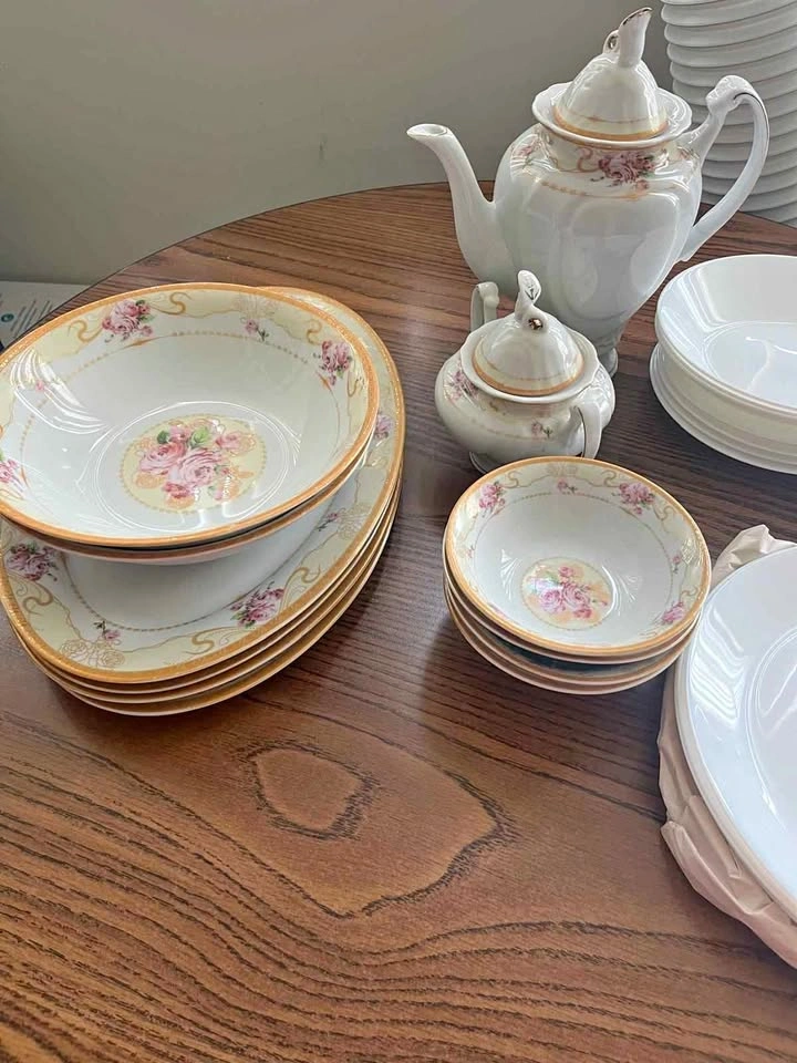 Assorted Ceramic Tea Set and Dishware