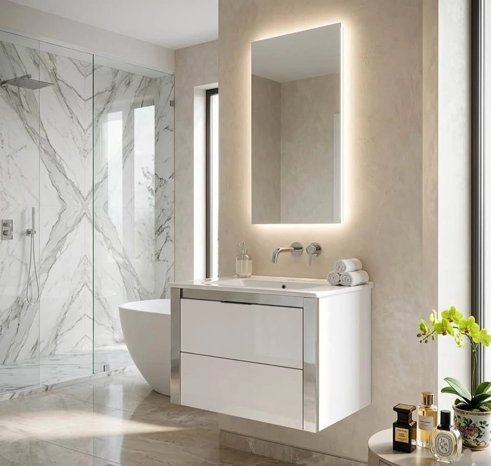 New-DECORISTRA 24'' ANCONA WHITE FLOATING VANITY - photo 4