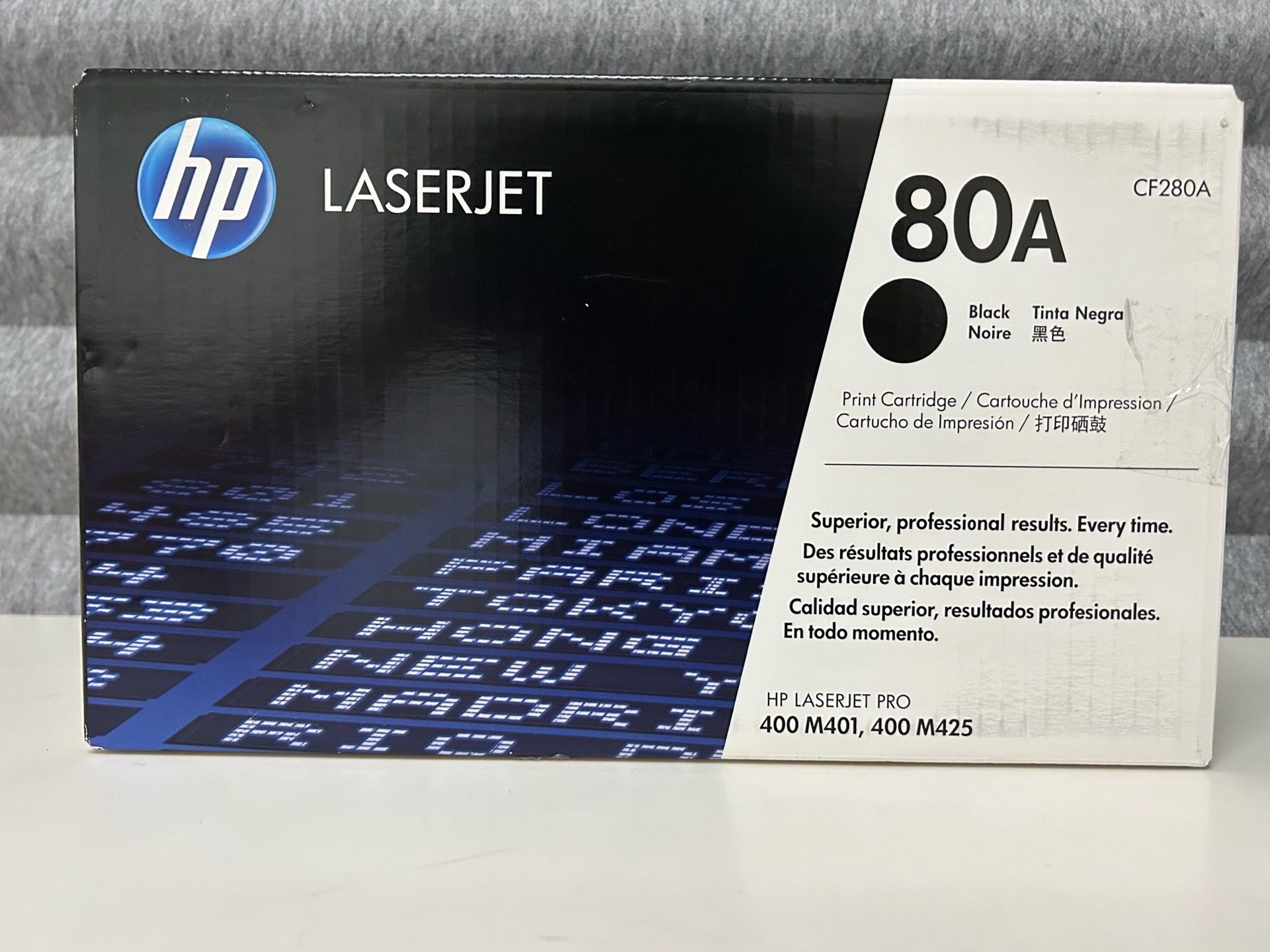 HP 80A (CF280A) Toner Cartridge, Black