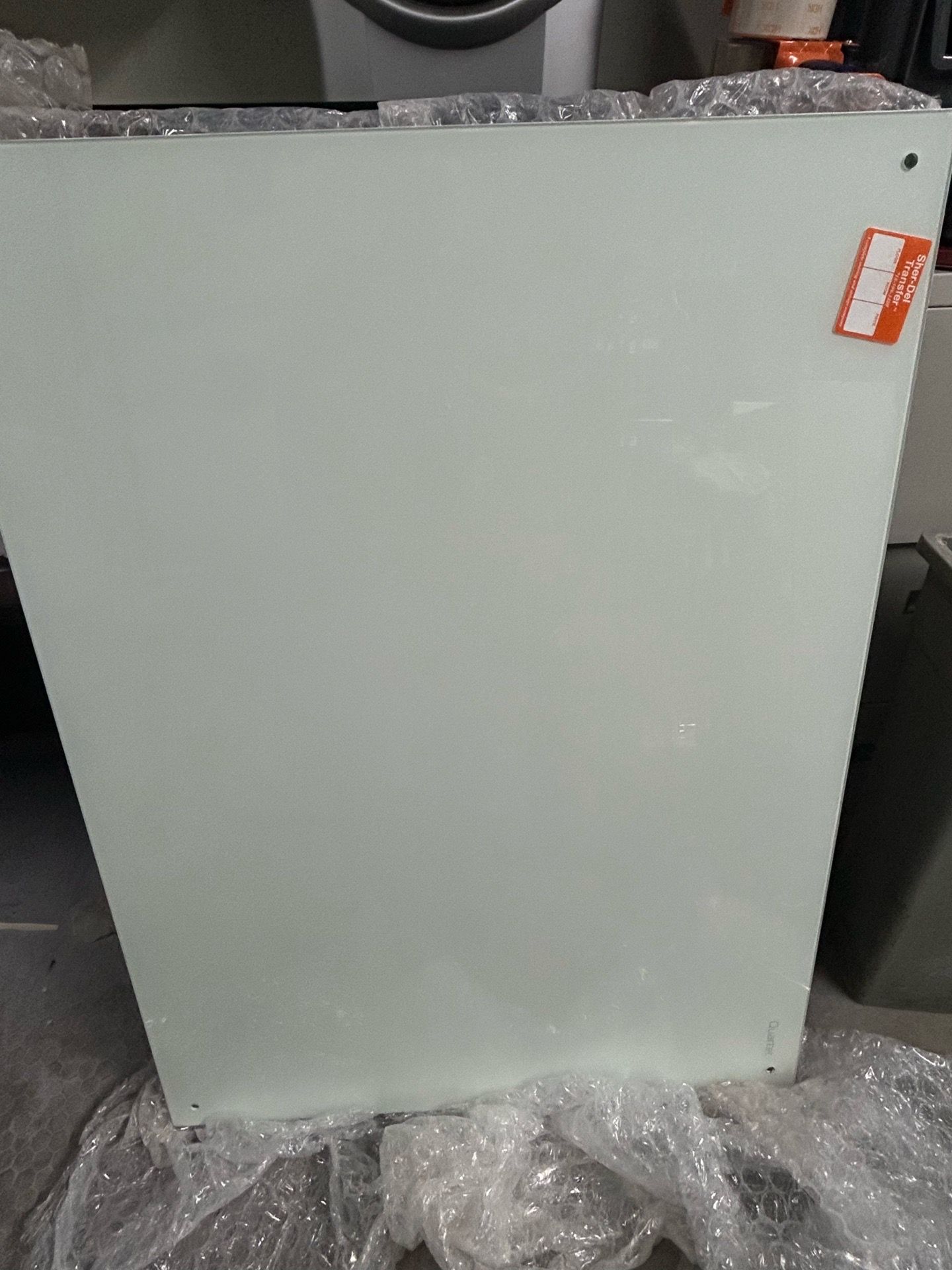 36" H x 48" W Magnetic Glass Dry Erase Board, Gloss, White - photo 5