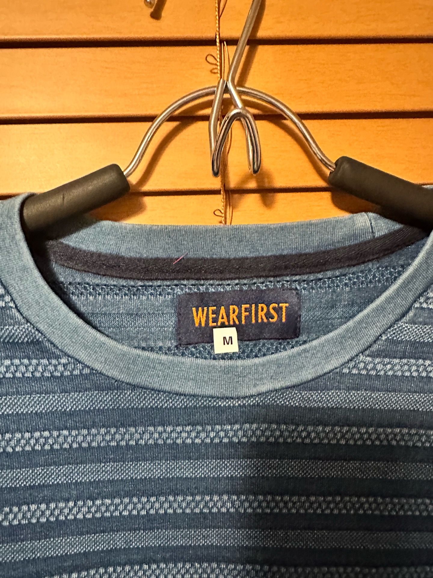 Wear first LONG SLEEVE STRIPED CREWNECK T-SHIRT - photo 3