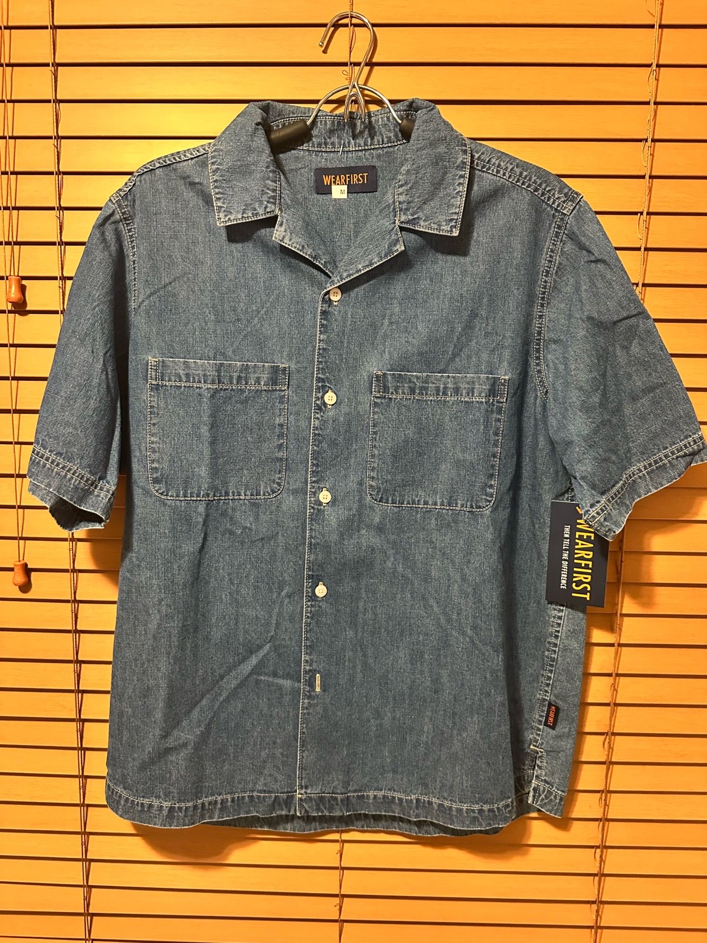 Wear first Linen-Blend Camp Shirt