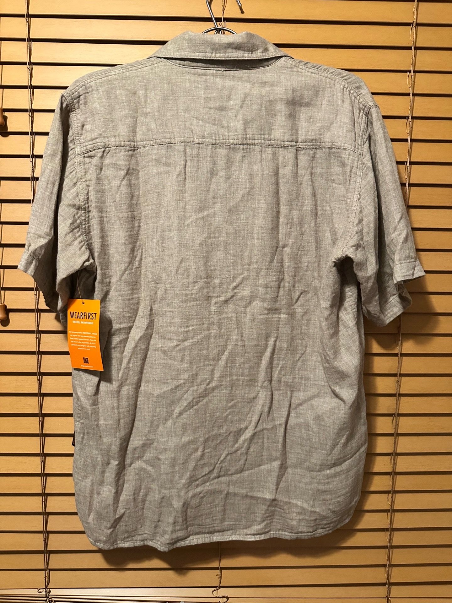 Wear first Solari Tailored Fit Mens Linen blend Shirt - photo 2