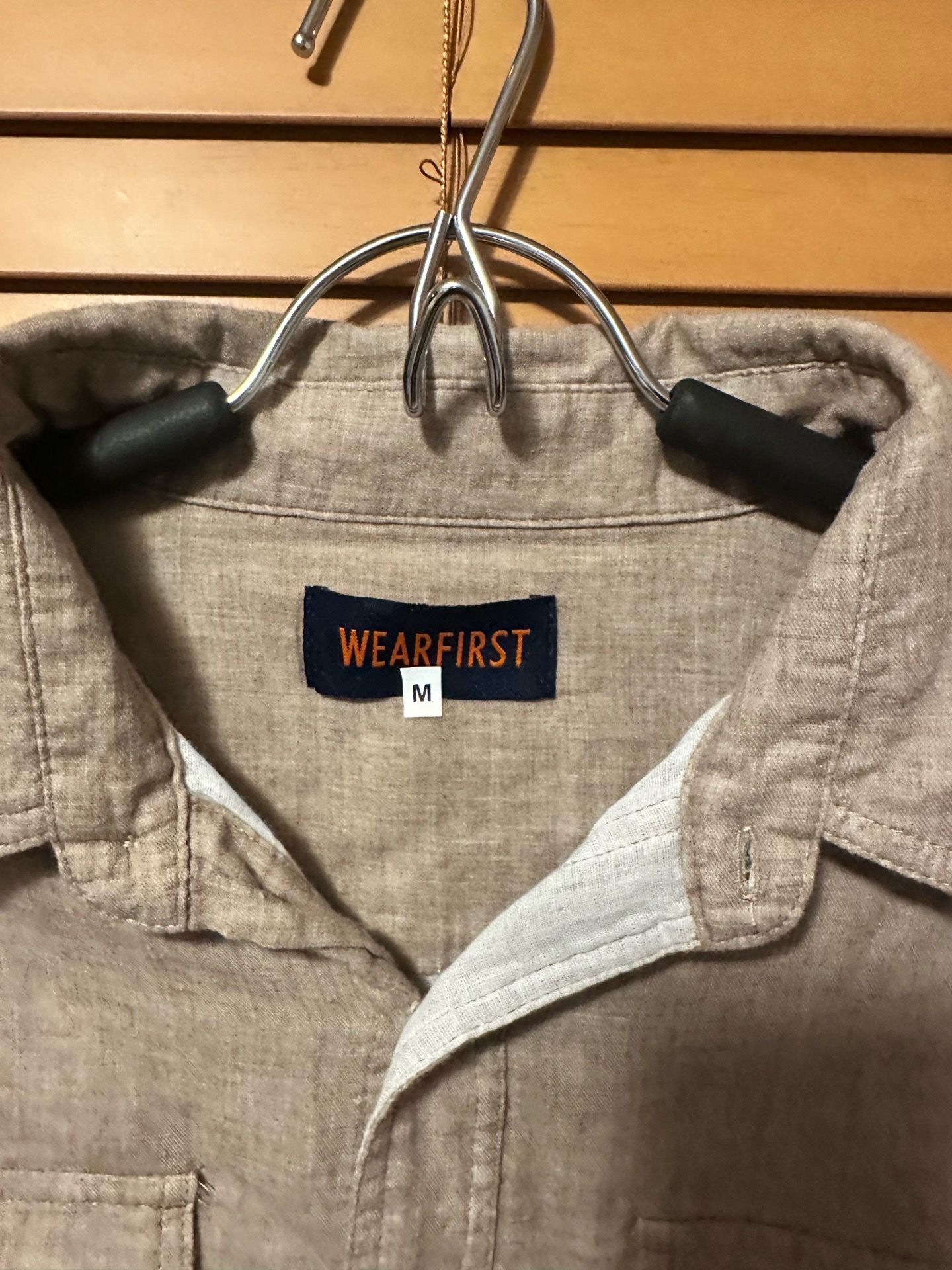 Wear first Solari Tailored Fit Mens Linen blend Shirt - photo 3