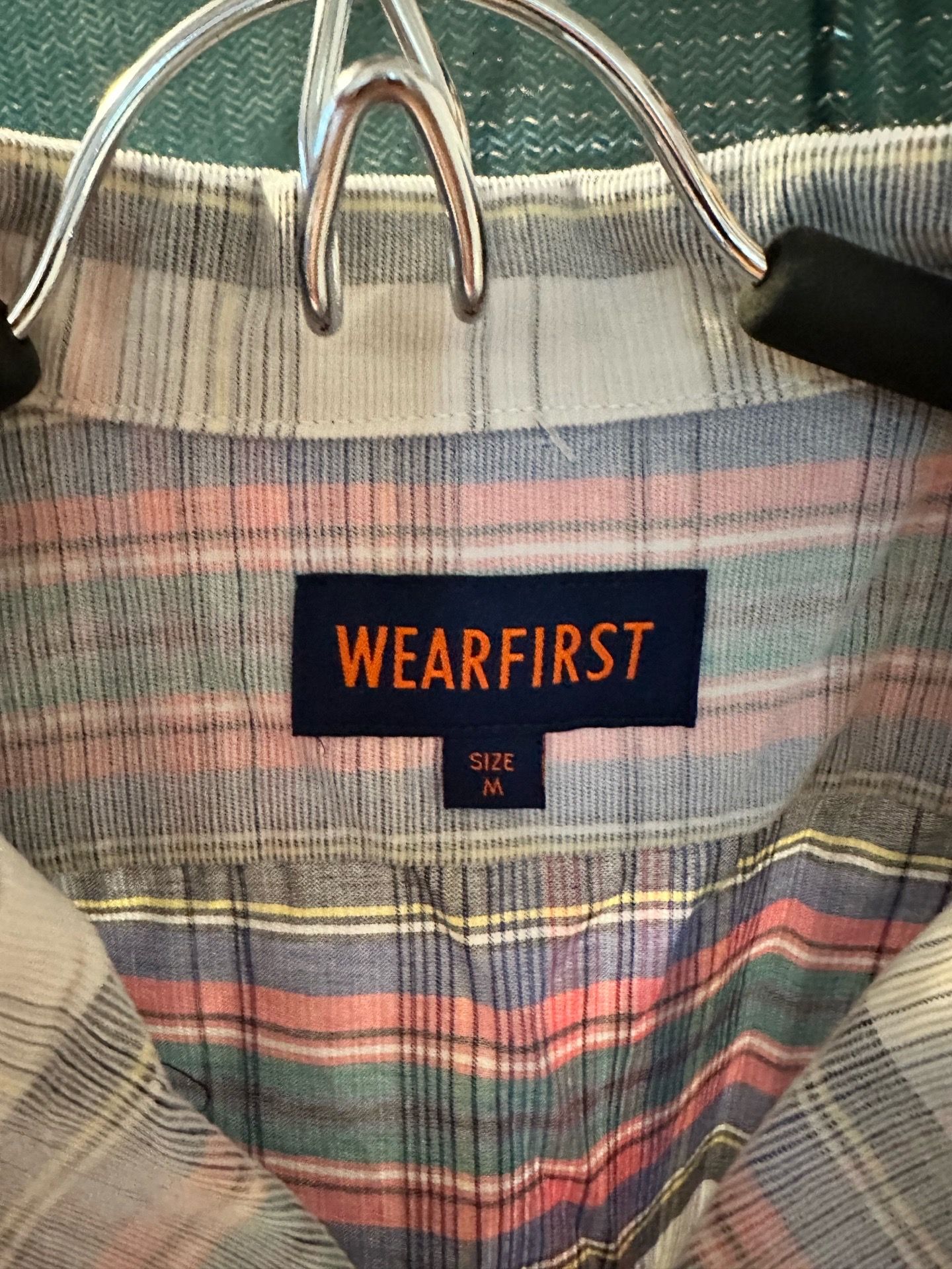 Wear first Men's, Long Sleeve Plaid Corduroy Shirt - photo 3