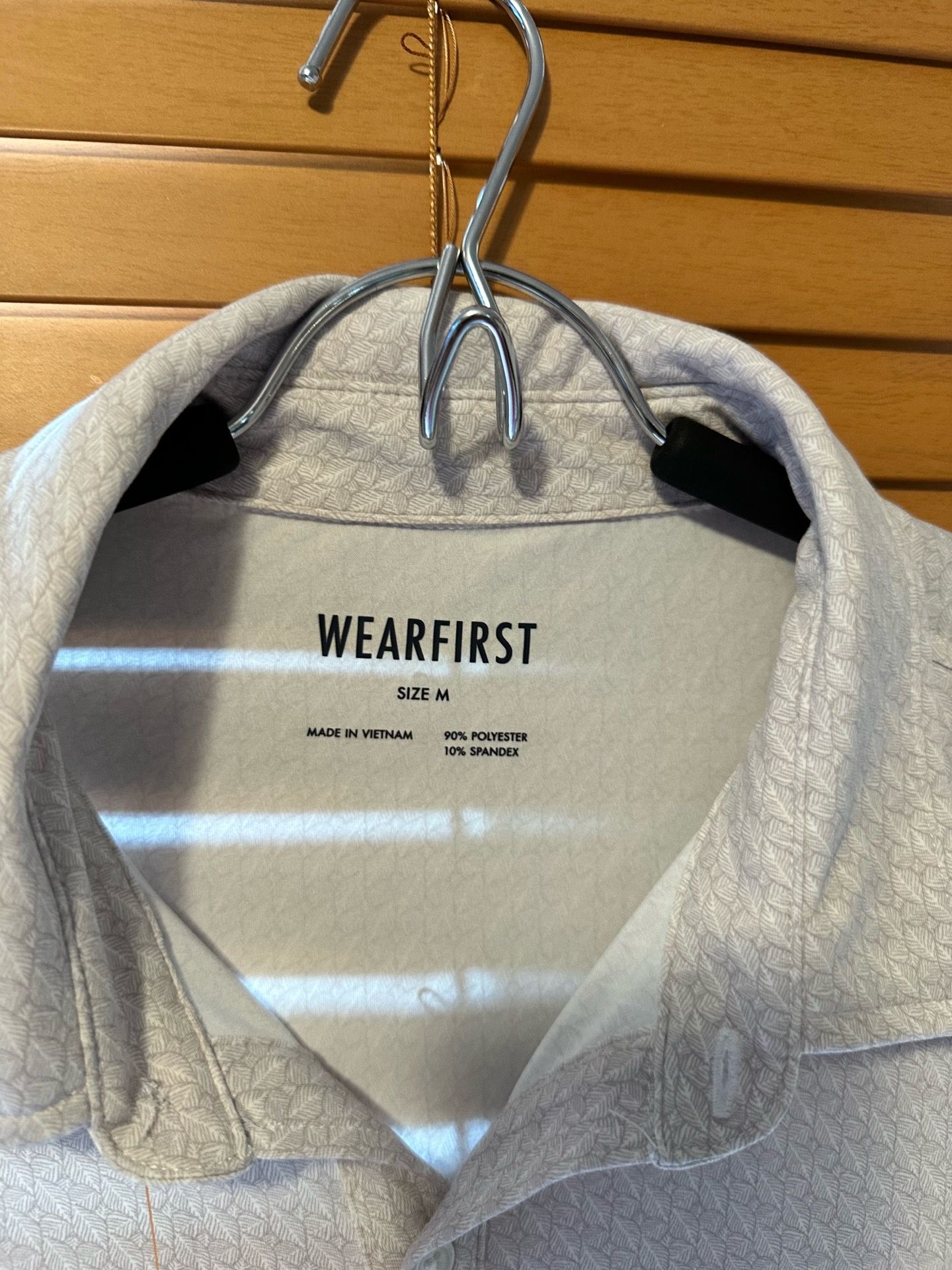 WearFirst light gray short-sleeve button-down shirt - photo 3