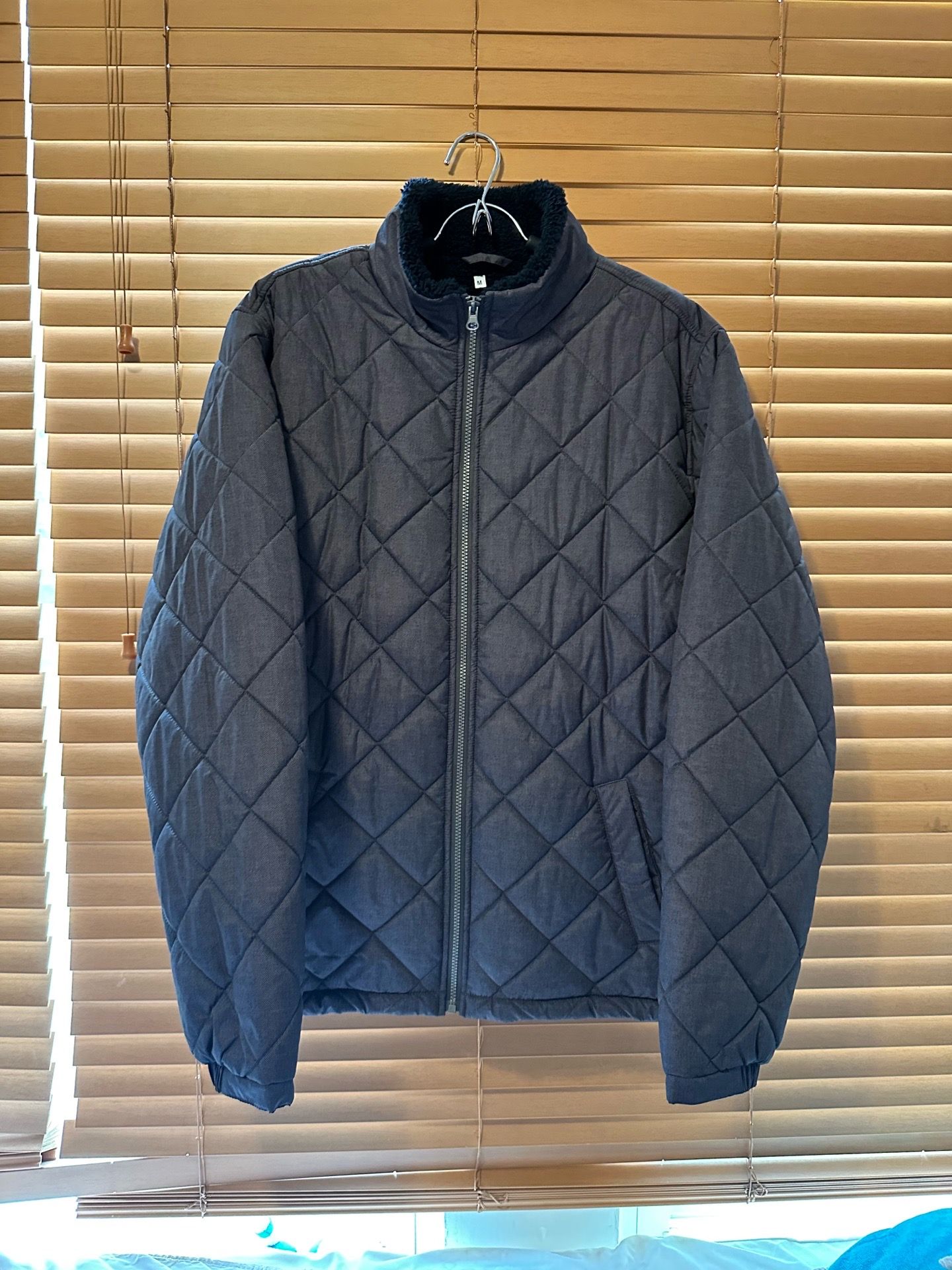 Wear first Men’s Diamond Quilted Prow Bomber Jacket