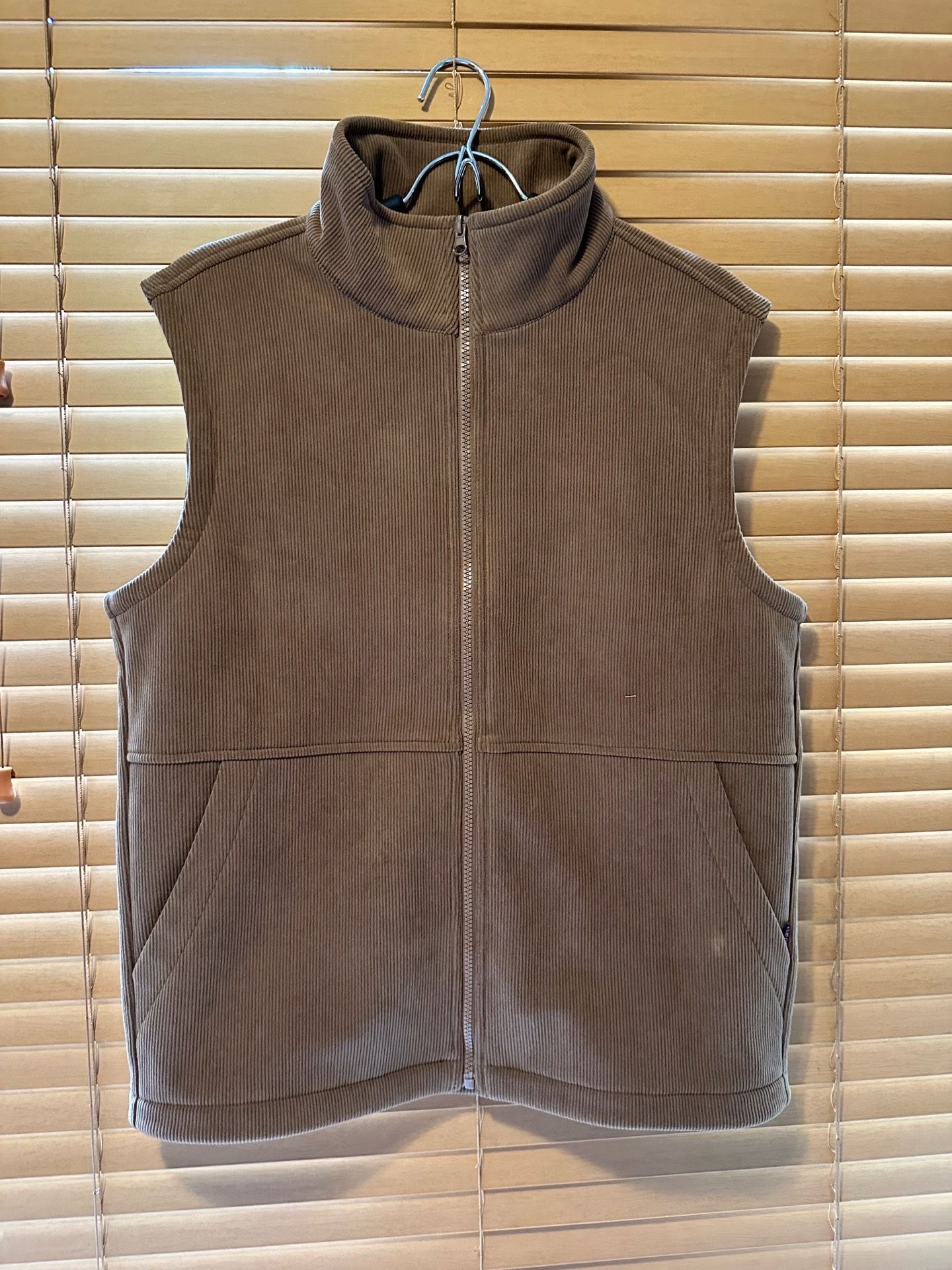 Wear first Vintage Camel Color Corduroy Puffer Vest