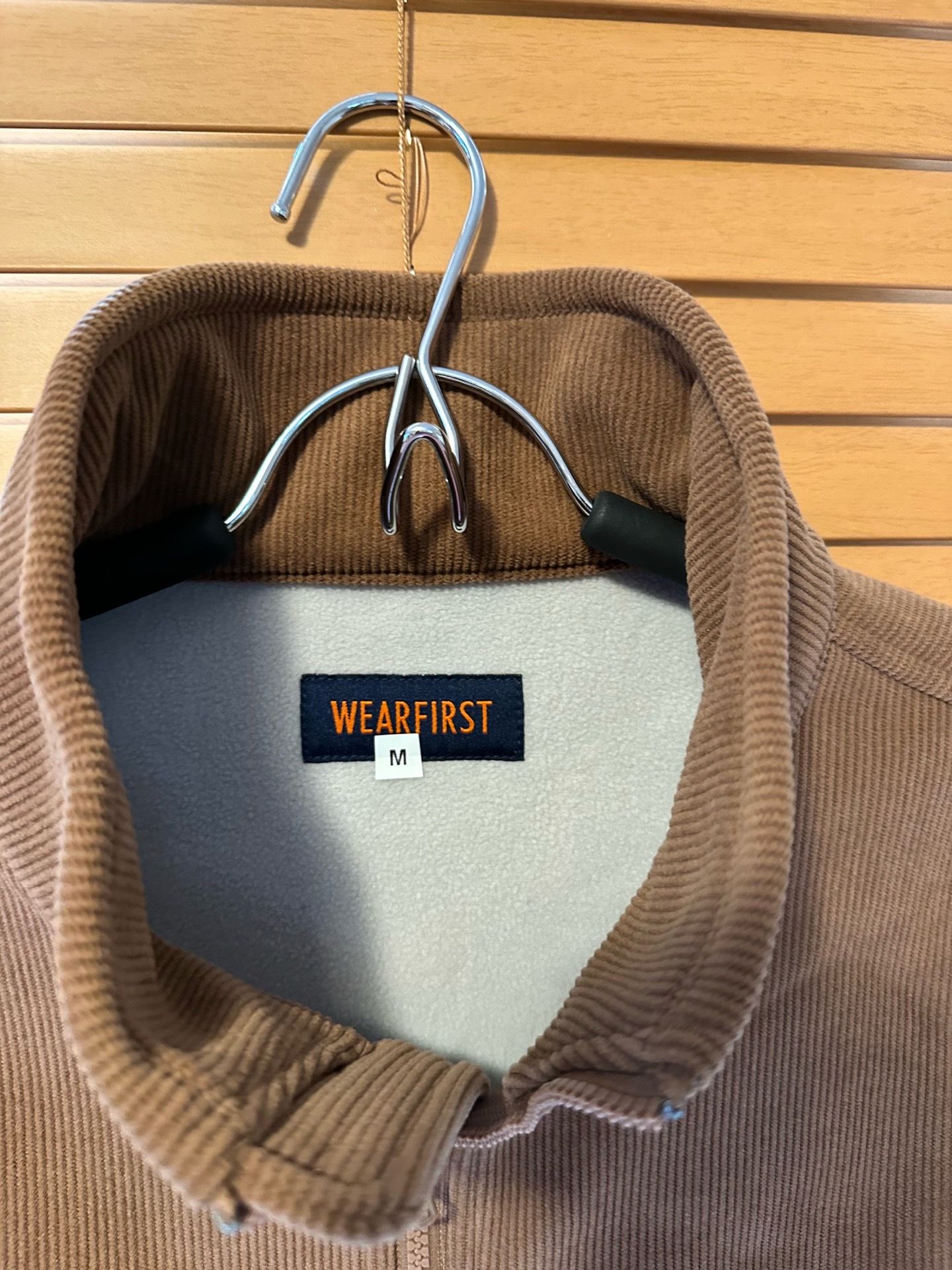 Wear first Vintage Camel Color Corduroy Puffer Vest - photo 3