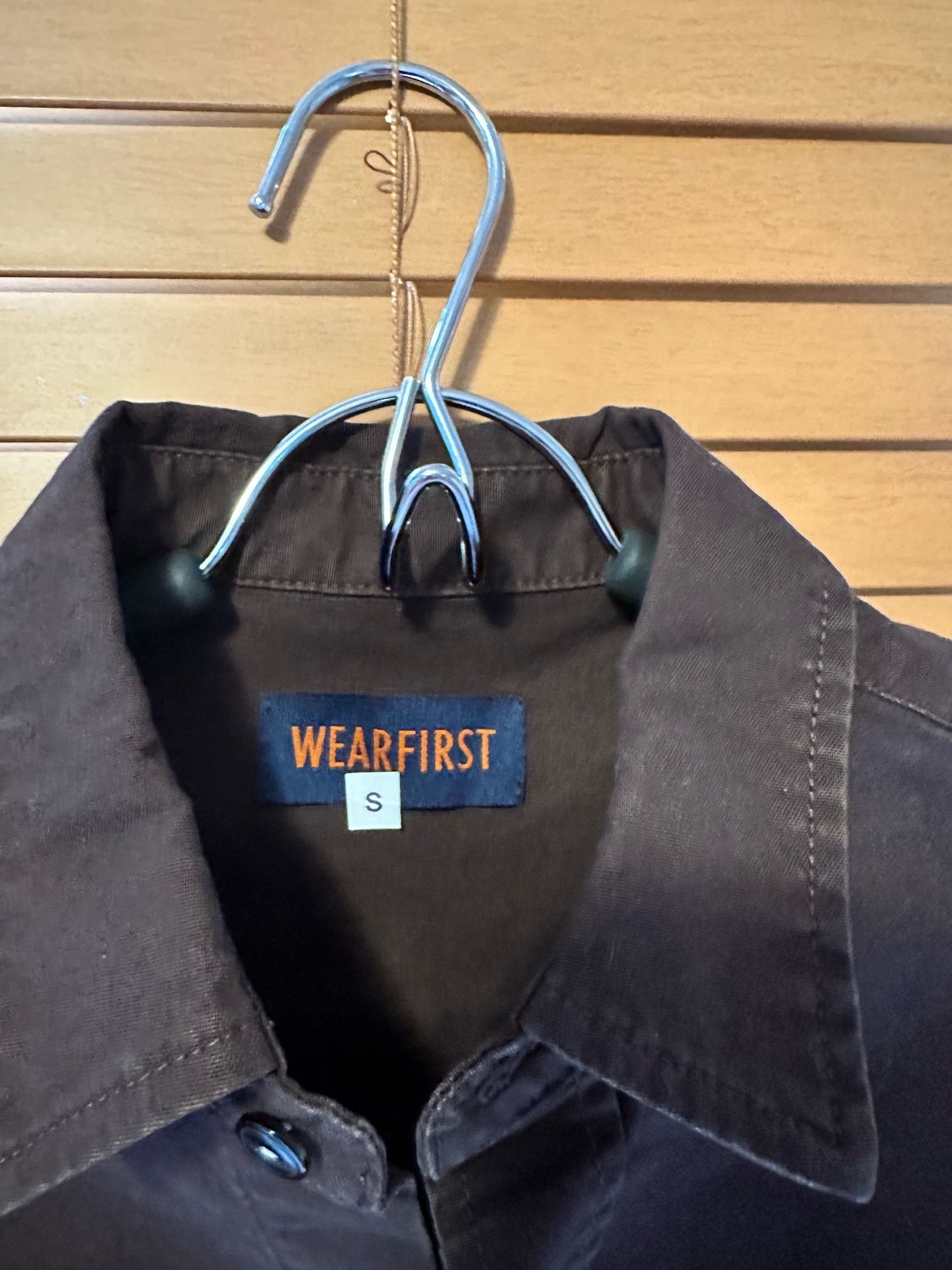WearFirst brown button-down shirt long sleeve - photo 3