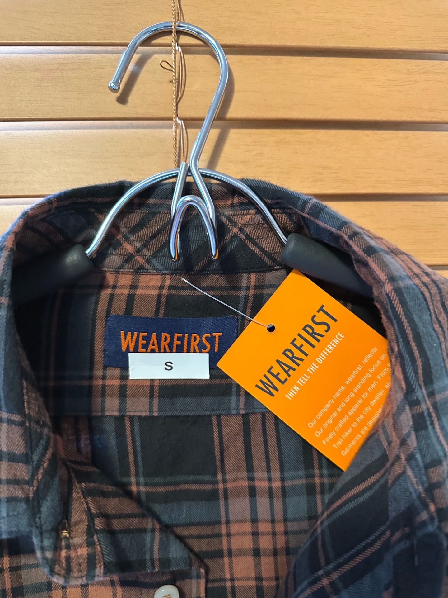 Wear first Men’s Mini Plaid Long Sleeve - photo 3