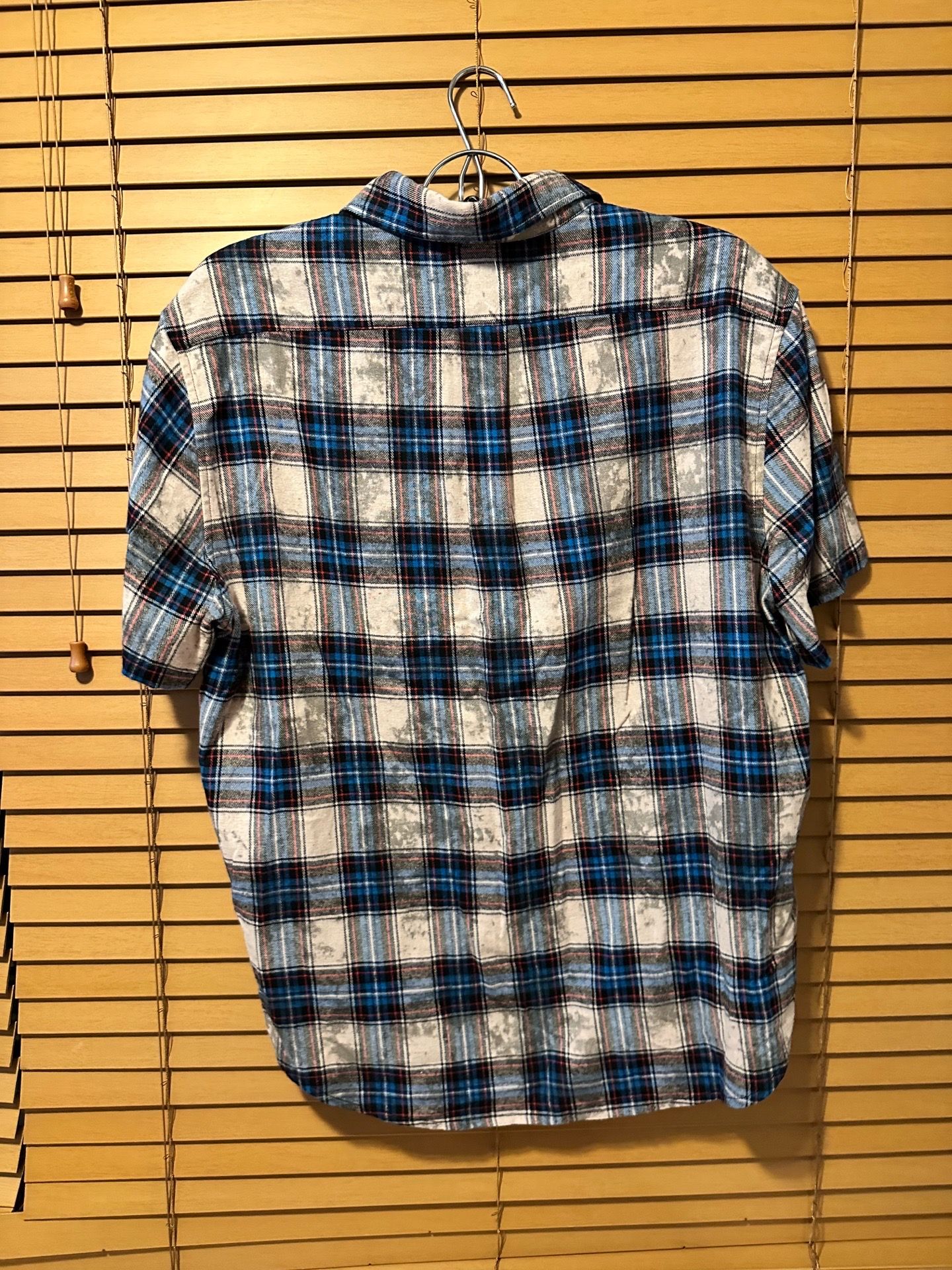 Blue and light pink short sleeve shirt - photo 2