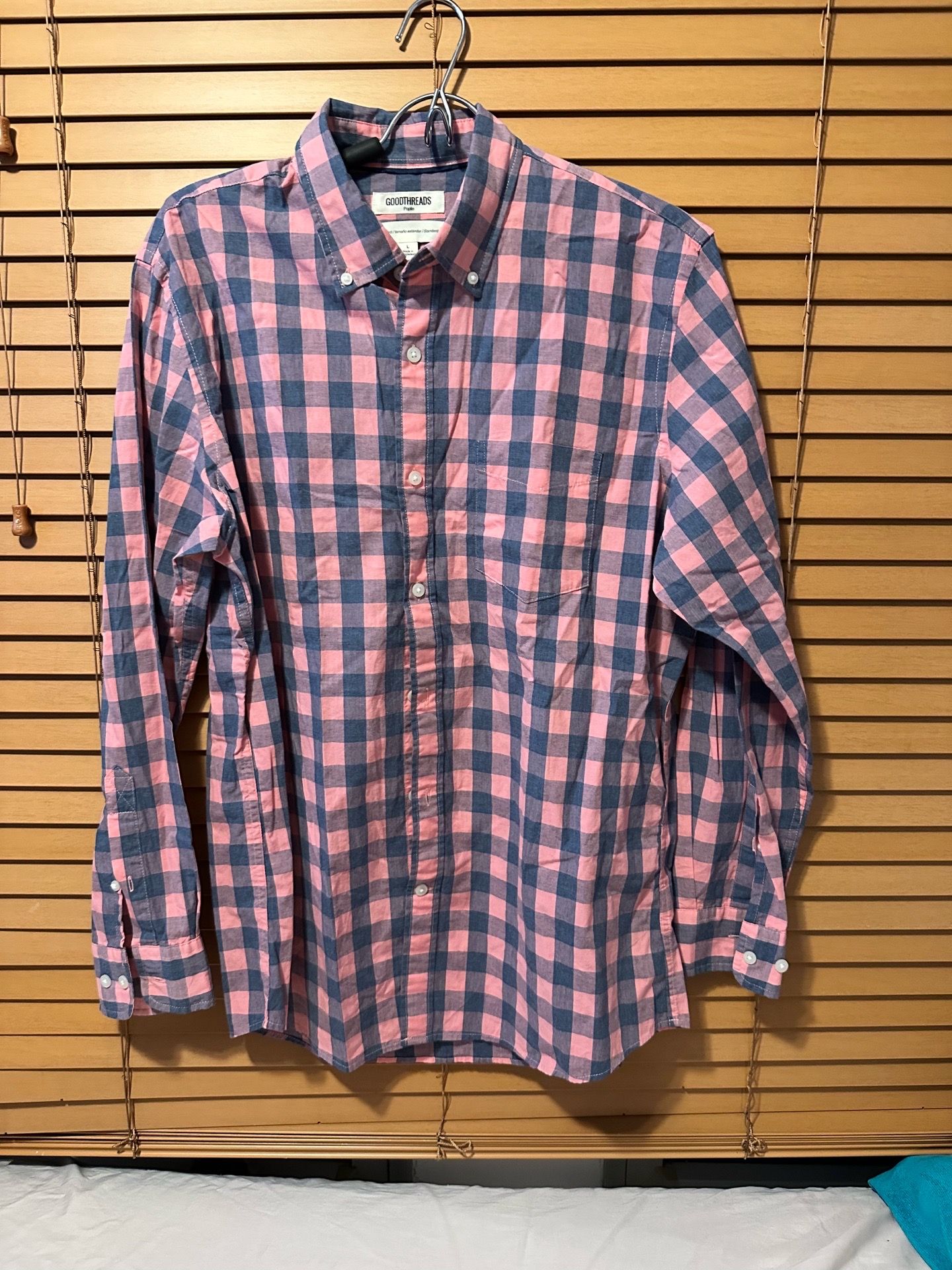 Wear first Stretch Chambray Shirt Long Sleeve Traditional Fit