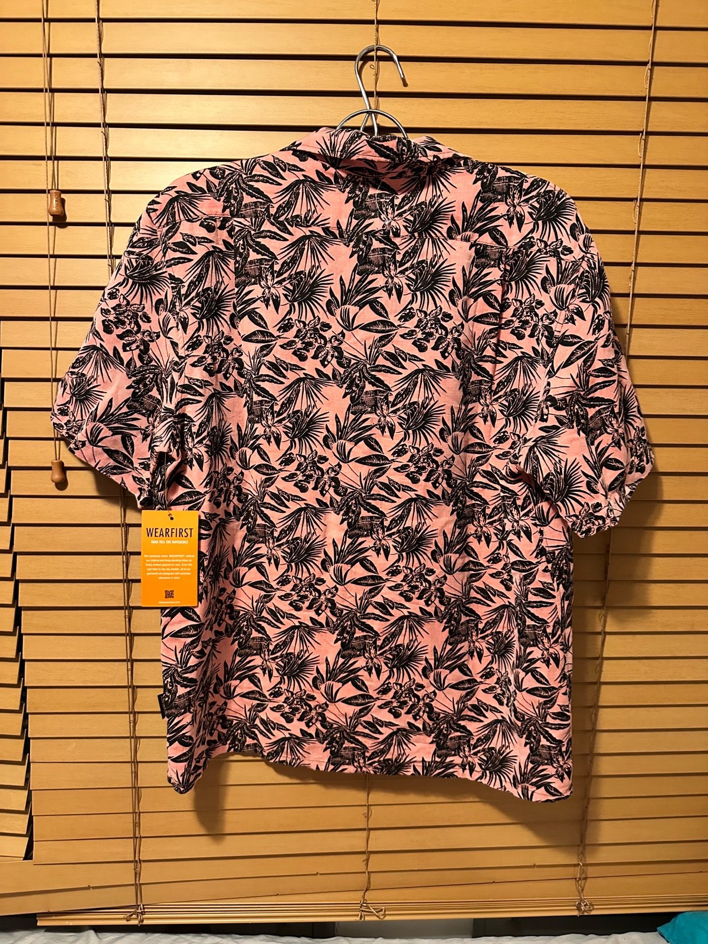 Wear First MEN'S PRINTED SHORT-SLEEVED LINEN SHIRT - photo 2