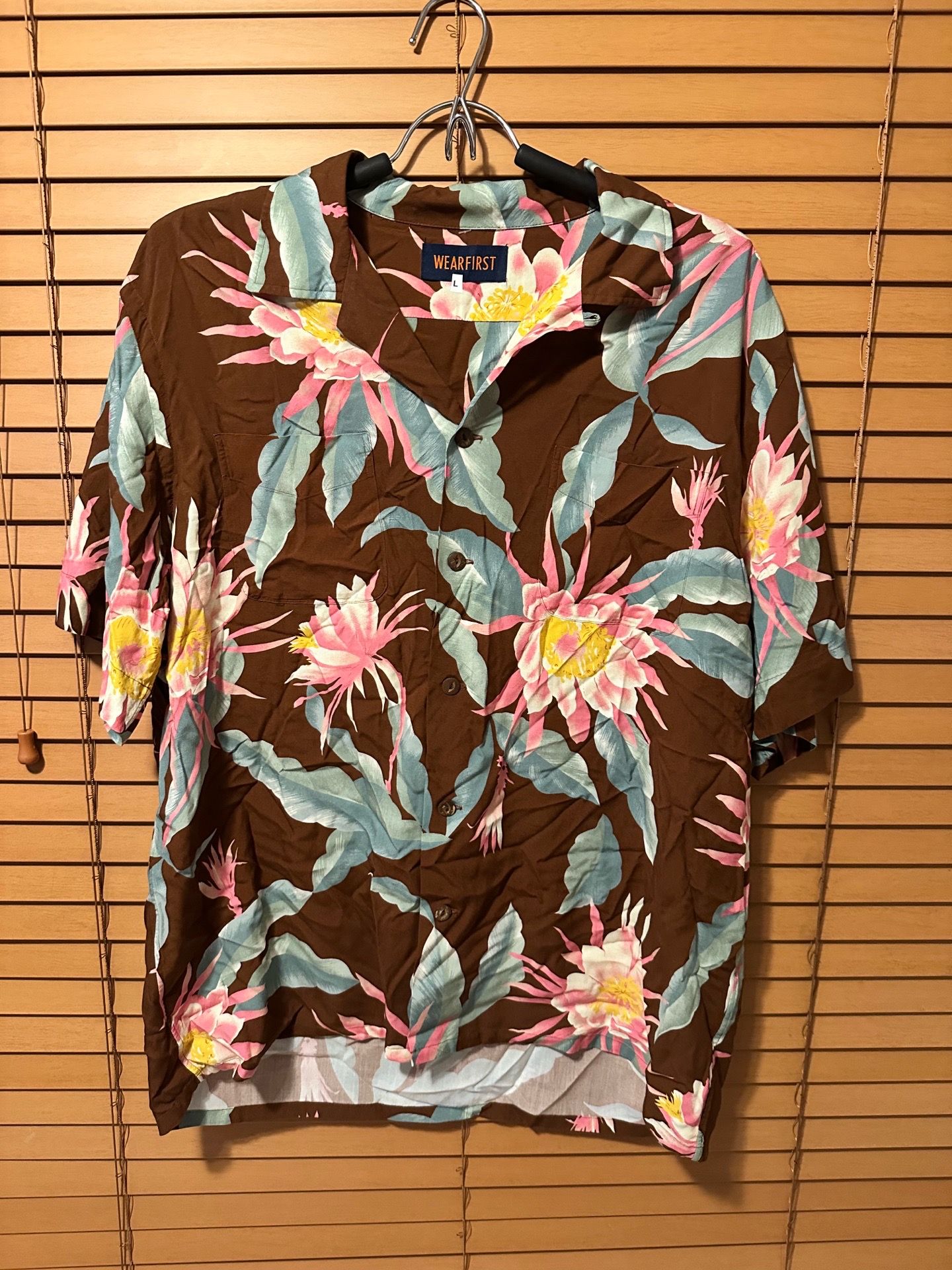Wear first Classic Fit Hoffman Print Camp Shirt