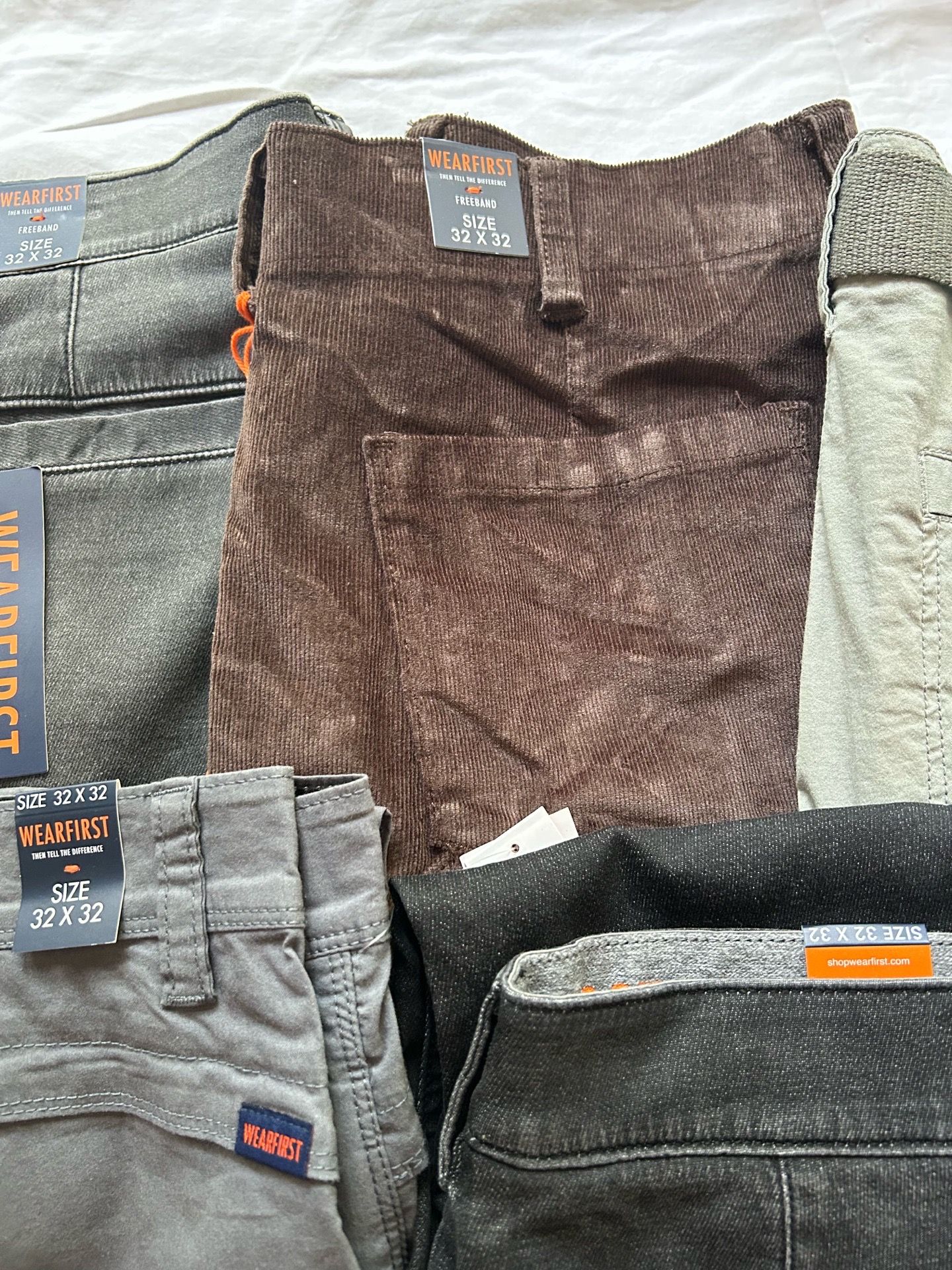 Wear First Men’s pants various styles size 32x32