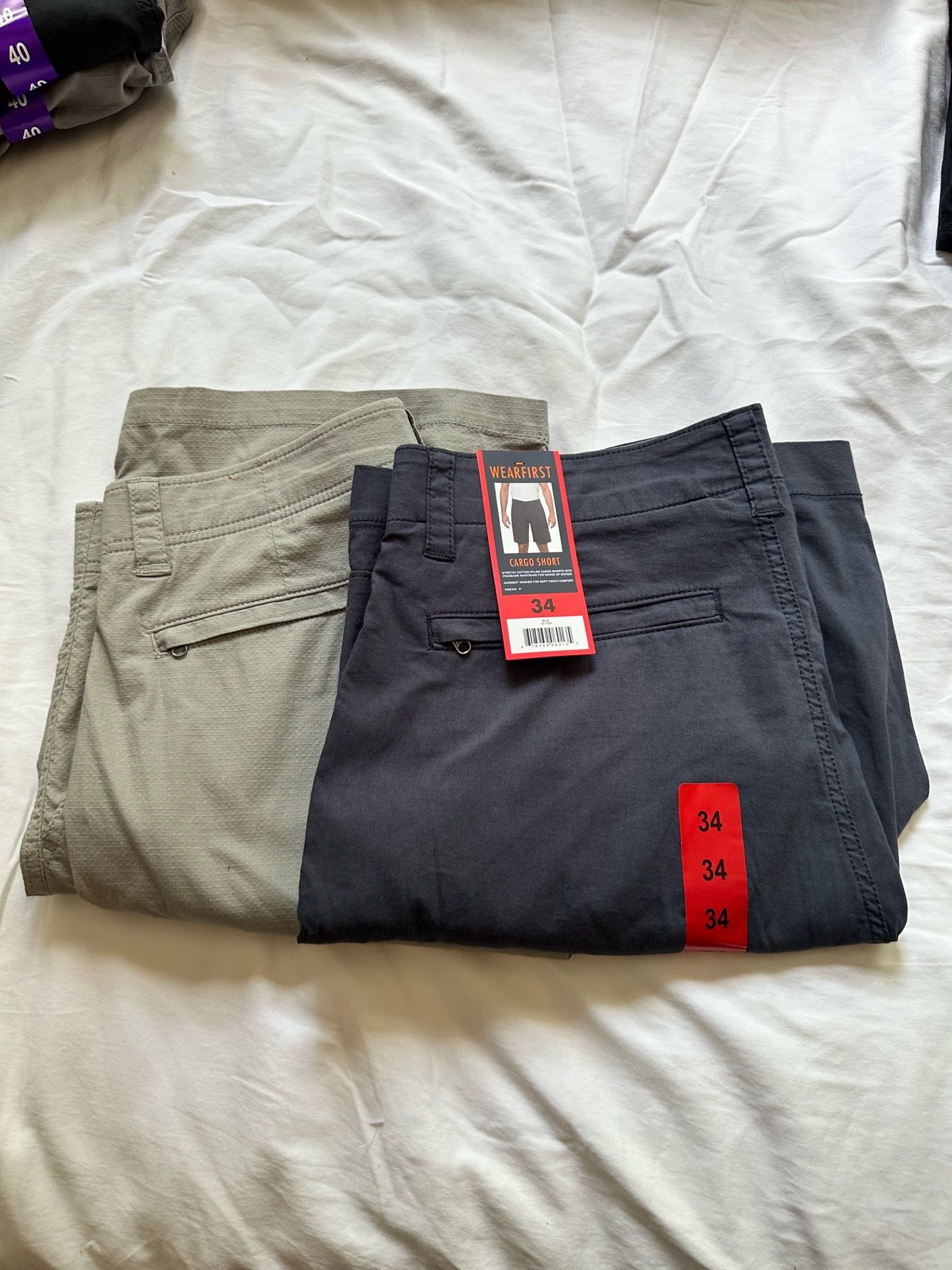 Wear First cargo shorts size 34