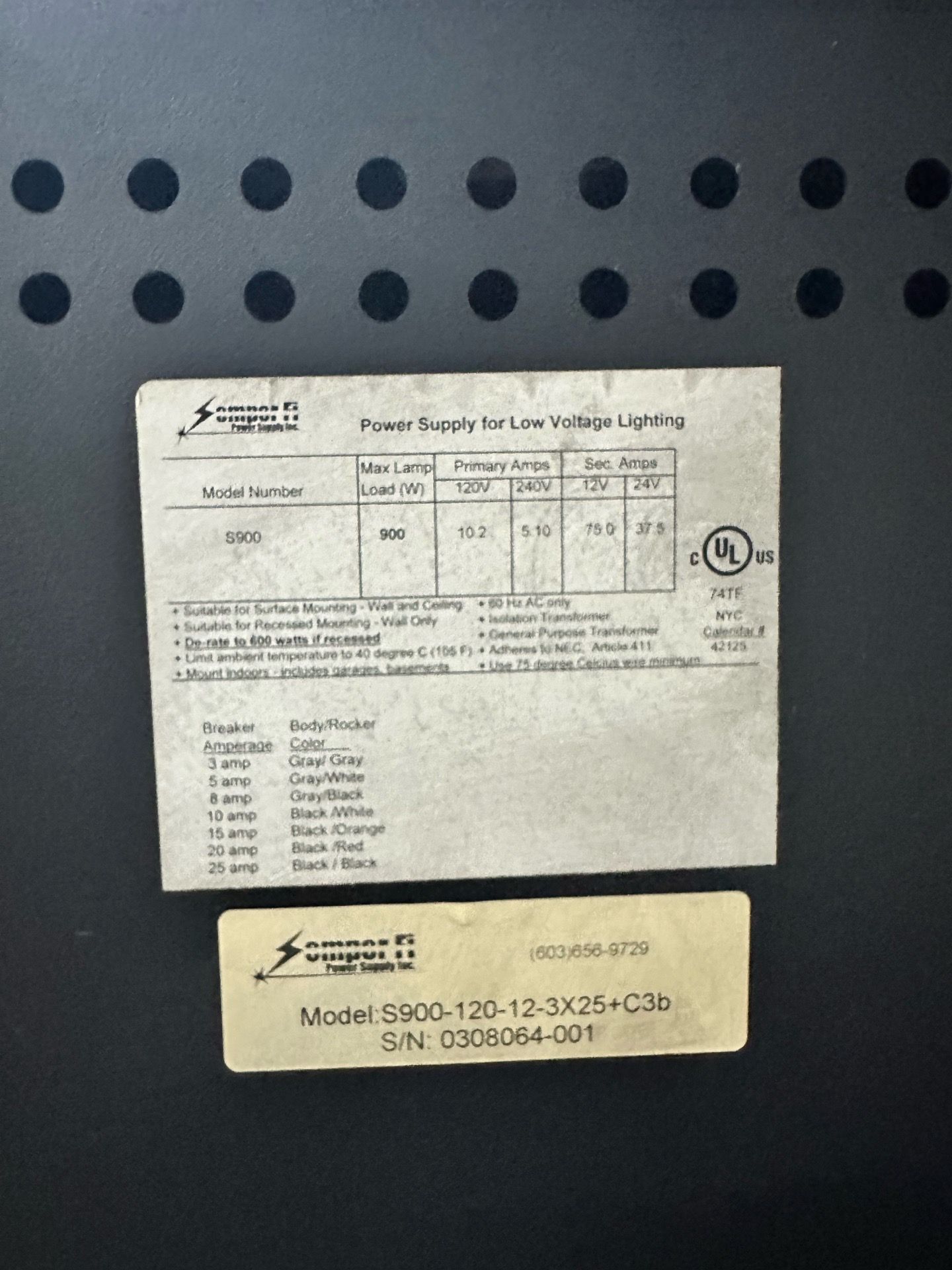 Semper-Fi S900 Toroidal Landscape Lighting Power Supply - photo 2