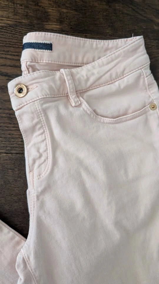 Massimo Dutti blush pink Skinny Jeans- US6 - photo 2