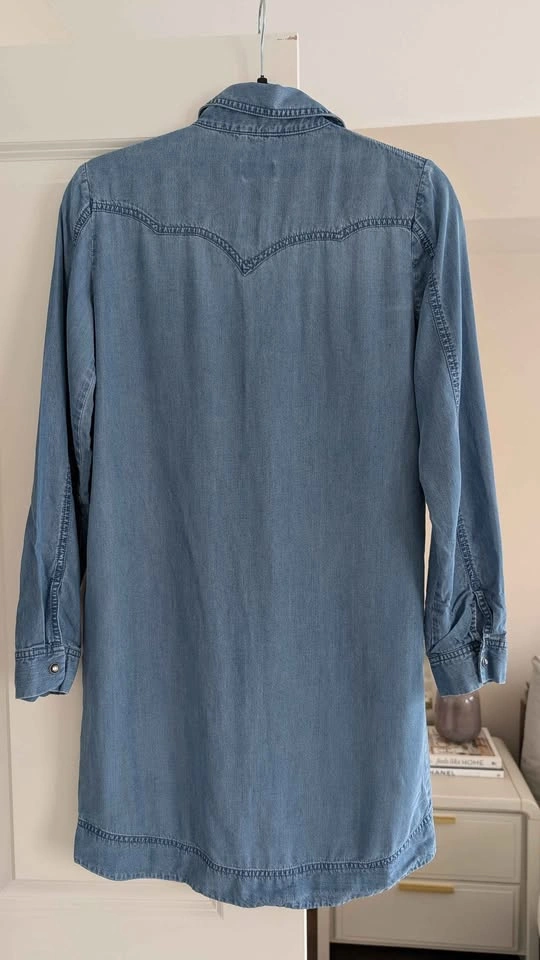 Club Monaco Denim Shirt Dress - size 2 - photo 4