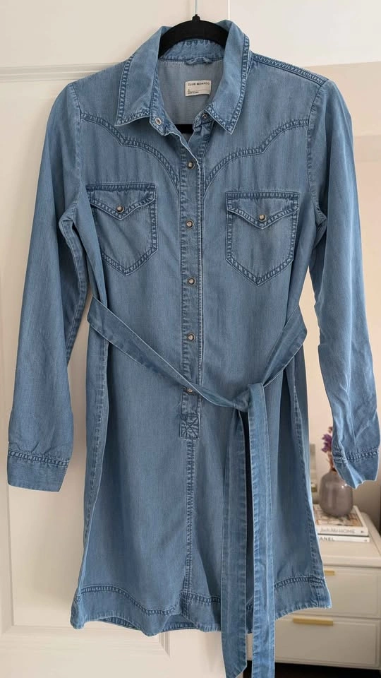 Club Monaco Denim Shirt Dress - size 2 - photo 5