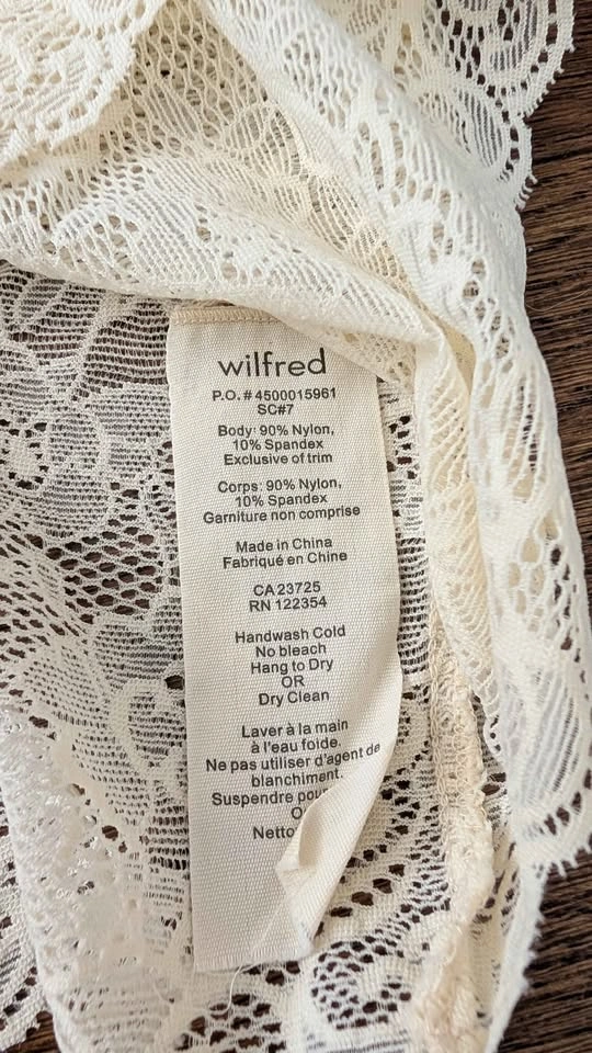 NEW Aritzia Wilfred Long Lace Tank Top - Small - photo 4