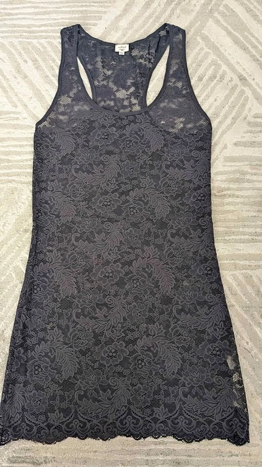 NEW Aritzia Wilfred Long Lace Tank Top - XXS