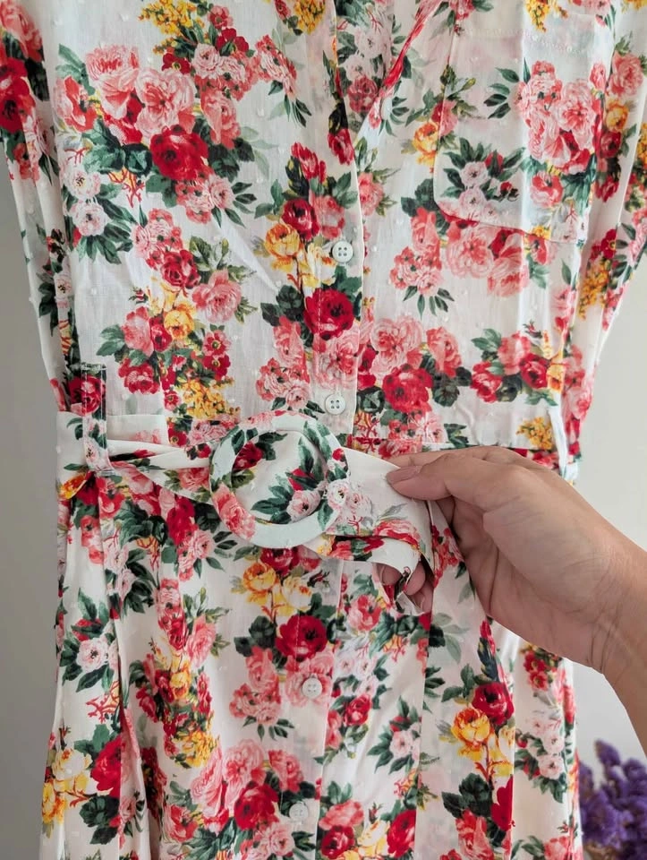 NWOT Sézane Adele Floral Dress - photo 4