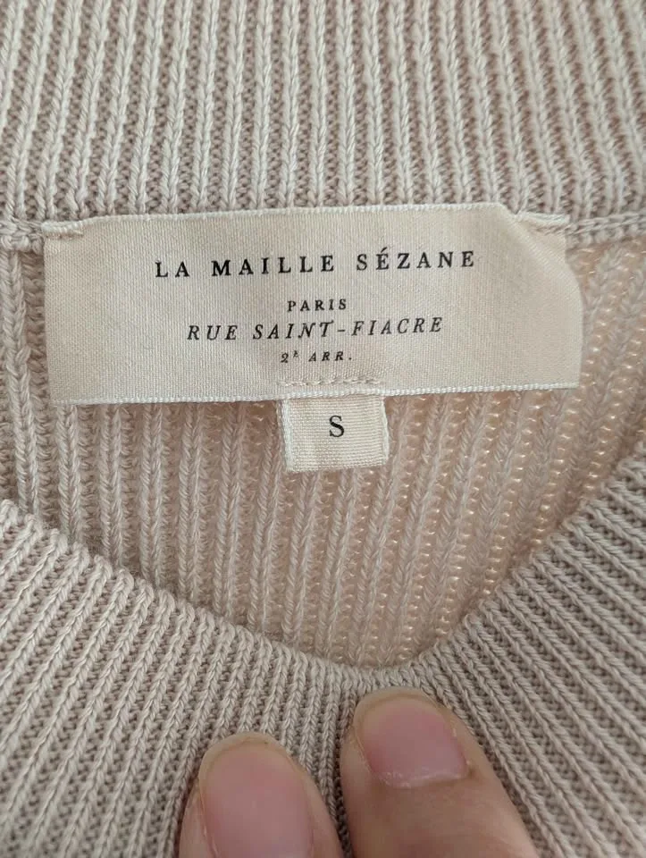 NWOT Sézane Sami Jumper Navy Stripes - Small - photo 5
