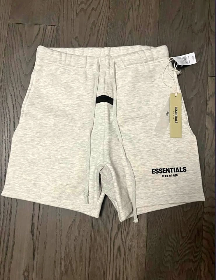*NEW* ESSENTIAL SHORTS LIGHT OATMEAL FOG