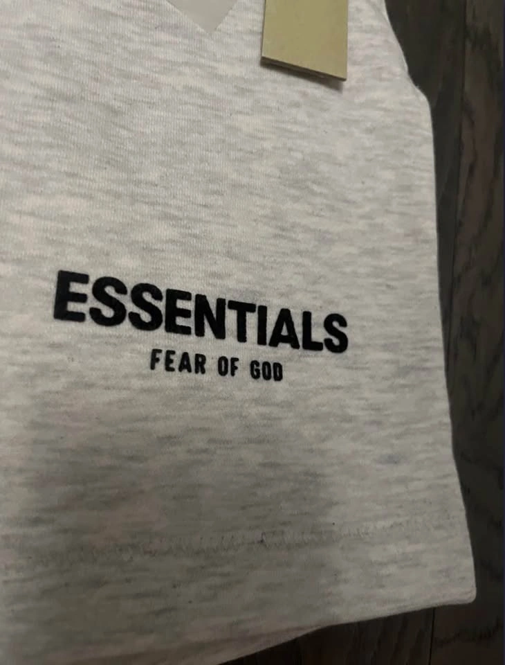 *NEW* ESSENTIAL SHORTS LIGHT OATMEAL FOG - photo 2