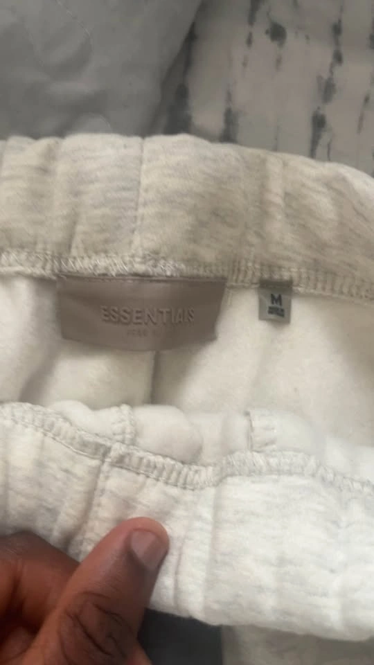 *NEW* ESSENTIAL SHORTS LIGHT OATMEAL FOG - photo 3