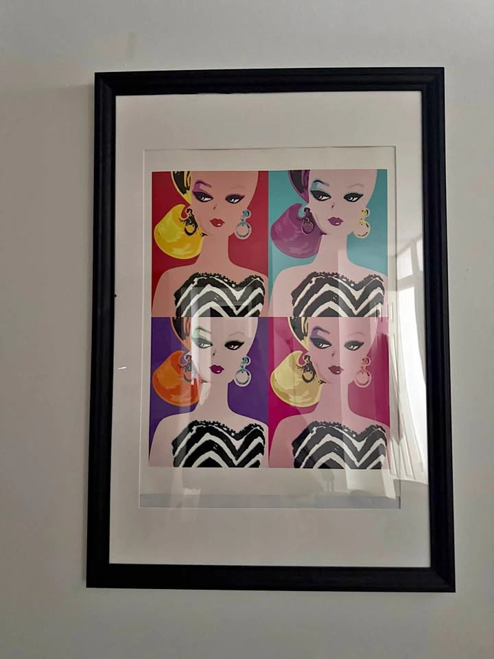 Barbie Pop Art Framed Print
