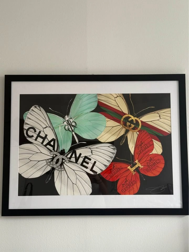 Designer Fashion Wall Art Set – Chanel, Hermès & Gucci Prints - photo 2