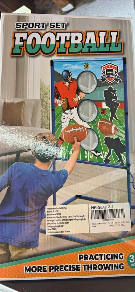 COOLFOX Football Target Toss Game for Kids