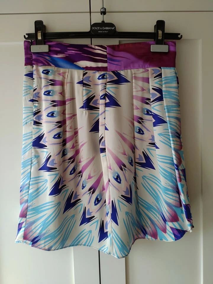 NWOT Costa Blanca Silk Mini Skirt - Small - photo 3