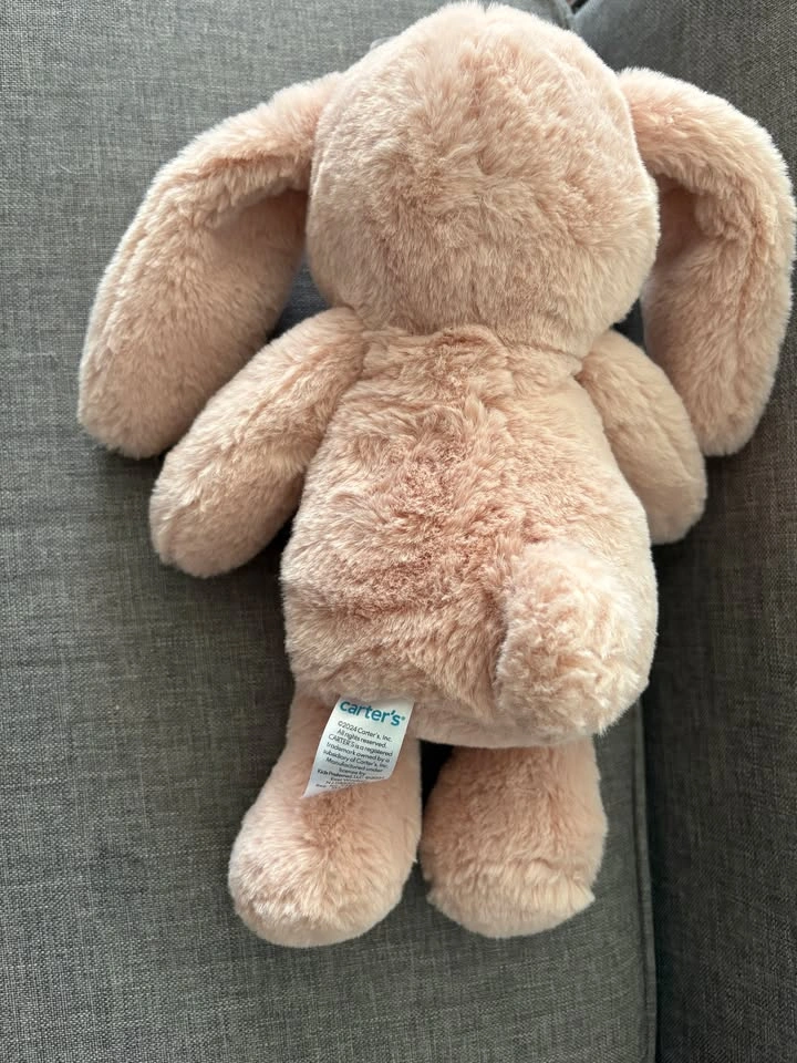 Carter’s pink bunny plush - photo 4