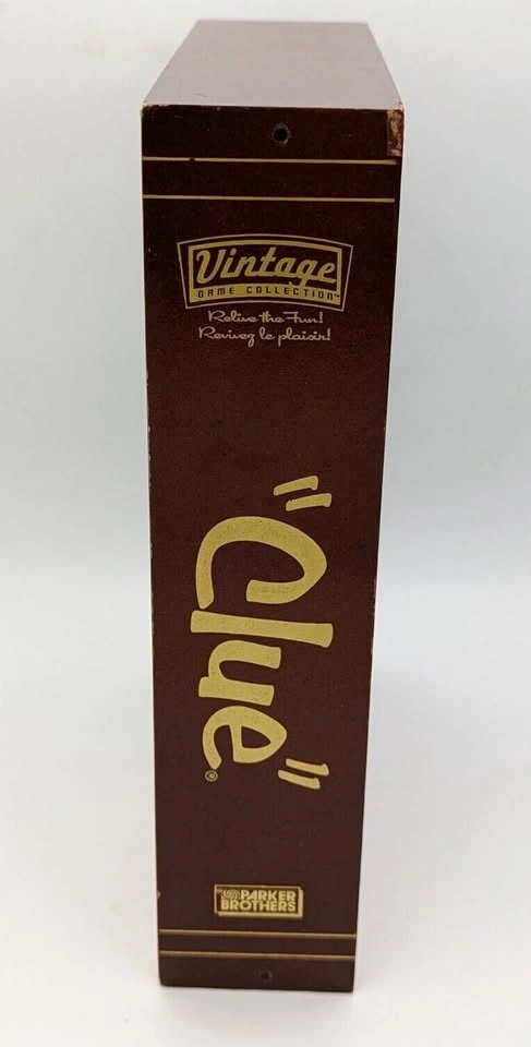 Vintage Parker Brothers Wooden Bookshelf Collectors Edition Clue - photo 2