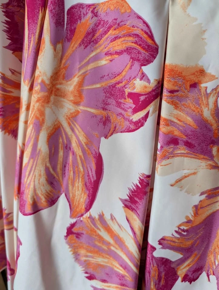Stunning French Floral A-line Skirt - US6 - photo 5