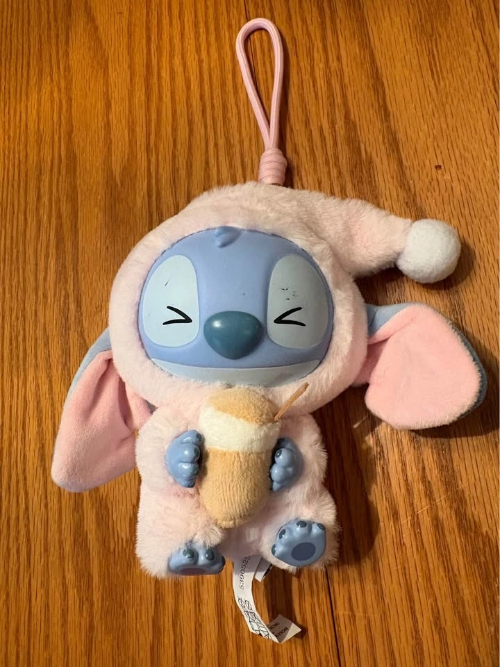 MINISO X Disney: Stitch "Eat Something Before Sleep" Plush Keych - photo 3