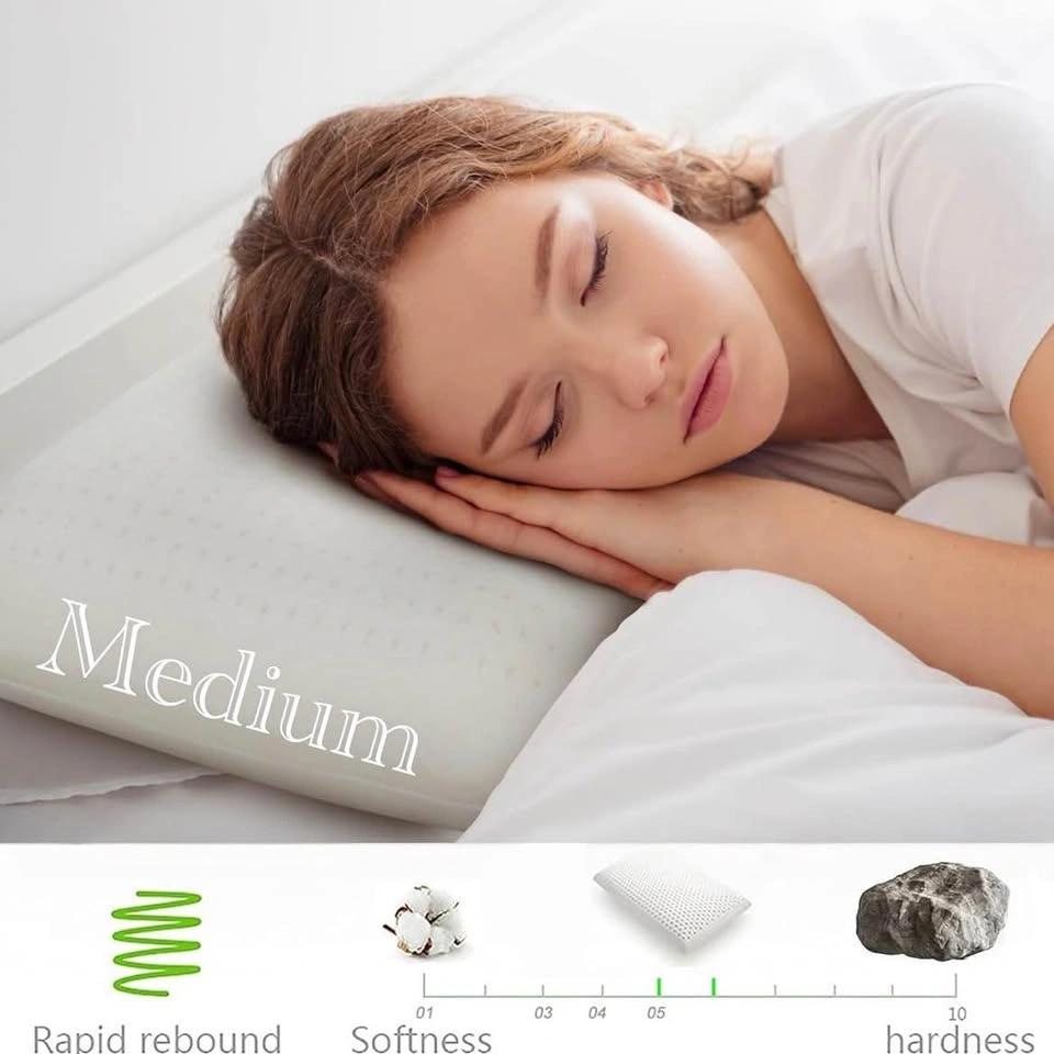 Brand New Talalay 100% Natural Latex Pillow with Cotton Cover - photo 5