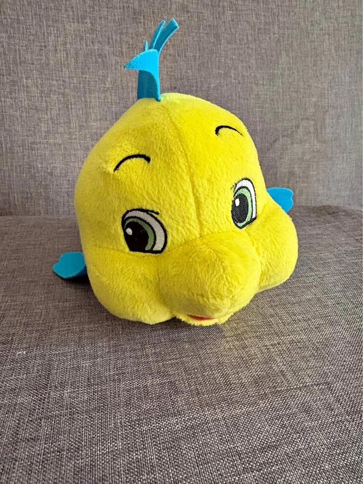 Vintage Disney Flounder Plush – The Little Mermaid / Talks and W