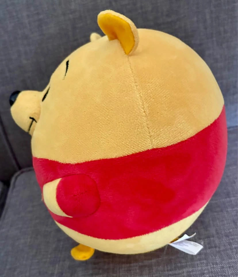 Round Pooh Plush- TY Beanie Ballz - photo 2